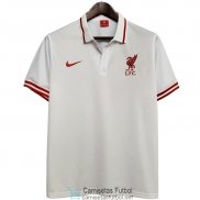 Camiseta Liverpool Polo White 2020/2021