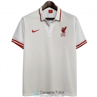 Camiseta Liverpool Polo White 2020/2021