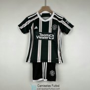 Camiseta Manchester United Niños 2ª Equipación 2023/2024