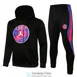 PSG x Jordan Sudadera Capucha Black I+ Pantalon Black 2021/2022