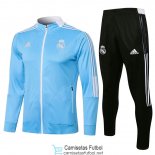 Real Madrid Chaqueta Blue III + Pantalon Black 2021/2022