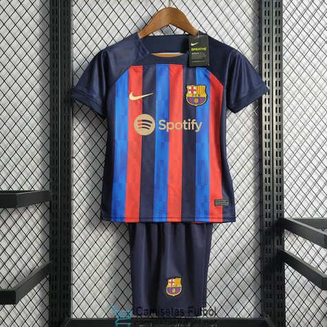 Camiseta Barcelona Niños 1ª Equipación 2022/2023 l camisetas Barcelona  baratas