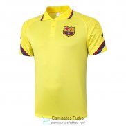 Camiseta Barcelona Polo Yellow 2020/2021