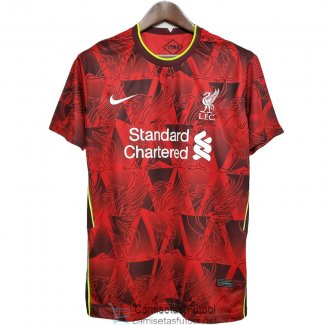 Camiseta Liverpool Training Red Black 2020/2021