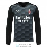 Camiseta Manga Larga AC Milan Portero Black 2020/2021