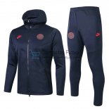 PSG Chaqueta Capucha Blue + Pantalon 2019-2020