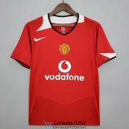 Camiseta Manchester United Retro 1ª Equipación 2004/2006