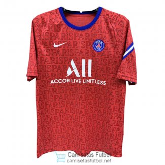 Camiseta PSG Training Red 2020/2021