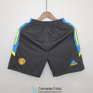 Pantalon Corto Manchester United Training Black IV 2021/2022