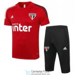 Sao Paulo FC Sudadera De Entrenamiento Red + Pantalon 2020/2021