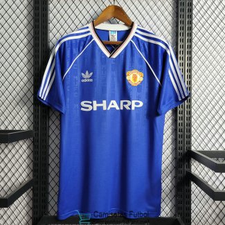 Camiseta Manchester United Retro 2ª Equipación 1988 1989