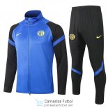 Inter Milan Chaqueta Blue + Pantalon Black 2020/2021