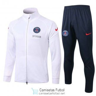 PSG Chaqueta White + Pantalon 2020/2021