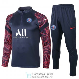 PSG Sudadera De Entrenamiento Navy + Pantalon 2020/2021