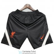 Pantalon Corto Liverpool Black White 2020/2021