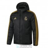 Real Madrid Chaqueta De Invierno Black Golden 2020/2021