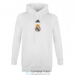 Real Madrid Sudadera Capucha White 2020/2021