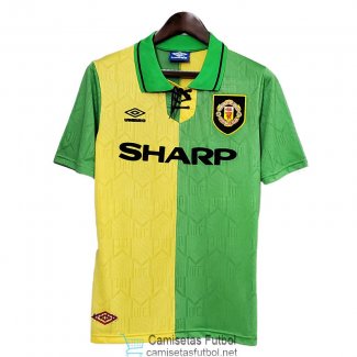 Camiseta Manchester United Retro 2ª Equipación 1992 1993