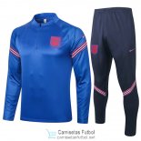 Inglaterra Sudadera De Entrenamiento Blue + Pantalon 2020/2021