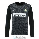 Camiseta Manga Larga Inter Milan Portero Black 2020/2021