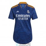 Camiseta Mujer Real Madrid 2ª Equipación 2021/2022