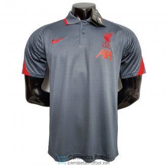 Camiseta Liverpool Polo Dark Gray 2020/2021