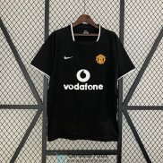 Camiseta Manchester United Retro 2ª Equipación 2003/2004