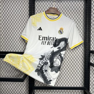 Camiseta Real Madrid White and black Mamba special edition 2024/2025