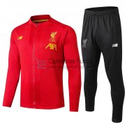 Liverpool Chaqueta Red + Pantalon Black 2019/2020