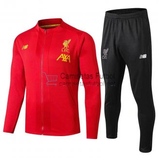 Liverpool Chaqueta Red + Pantalon Black 2019/2020