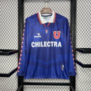 Camiseta Manga Larga Universidad De Chile Retro Primera Equipacion 1996