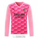 Camiseta Manga Larga AC Milan Portero Pink 2020/2021