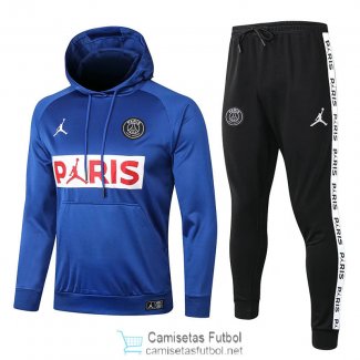 PSG x JORDAN Sudadera Capucha Blue + Pantalon 2020/2021