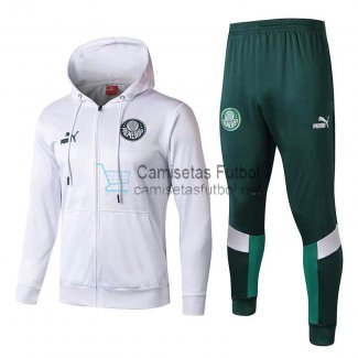 Palmeiras Chaqueta Capucha White + Pantalon 2019/2020