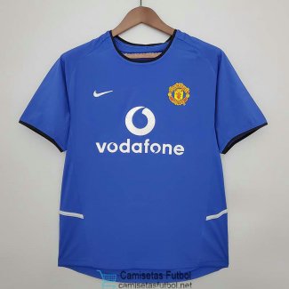 Camiseta Manchester United Retro 2ª Equipación 2002/2004