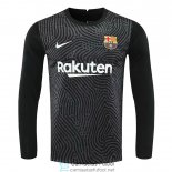 Camiseta Manga Larga Barcelona Portero Black 2020/2021