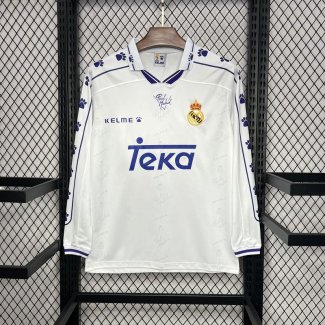 Camiseta Manga Larga Real Madrid Retro Primera Equipacion 1994/1996