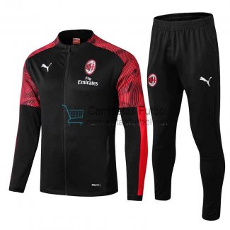 AC Milan Chaqueta Black + Pantalon 2019/2020