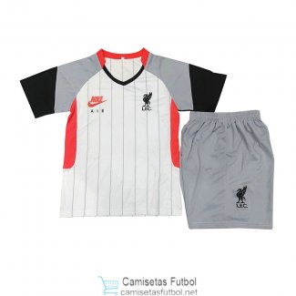 Camiseta Liverpool Niños White 2020/2021