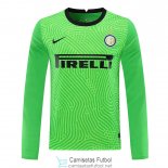 Camiseta Manga Larga Inter Milan Portero Green 2020/2021