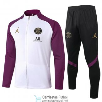 PSG x Jordan Chaqueta Purple + Pantalon 2020/2021