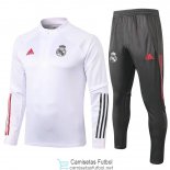 Real Madrid Sudadera De Entrenamiento White + Pantalon 2020/2021