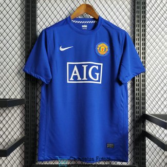 Camiseta Manchester United Retro 2ª Equipación 2007/2008