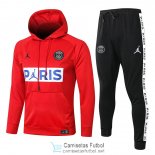 PSG x JORDAN Sudadera Capucha Red + Pantalon 2020/2021