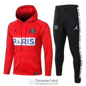 PSG x JORDAN Sudadera Capucha Red + Pantalon 2020/2021