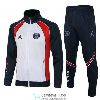 PSG x Jordan Chaqueta White Navy + Pantalon Navy 2021/2022