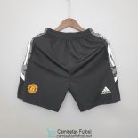 Pantalon Corto Manchester United Training Black III 2021/2022